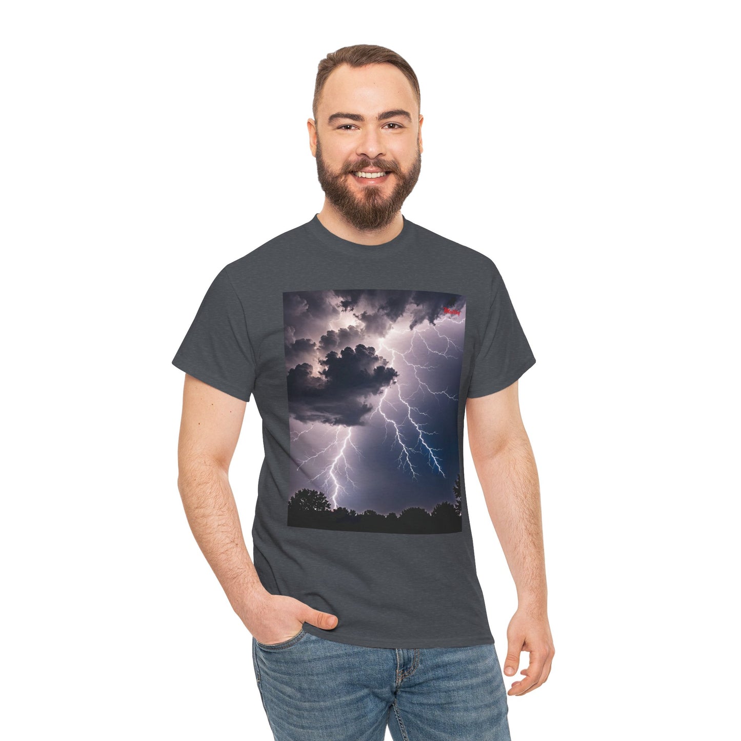 Lightning Style Unisex Heavy Cotton Tee