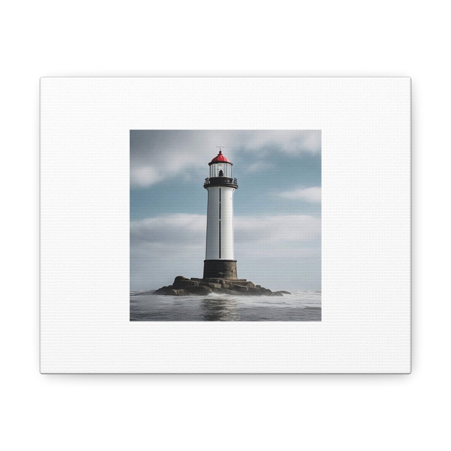 Lighthouse White Canvas Gallery Wraps