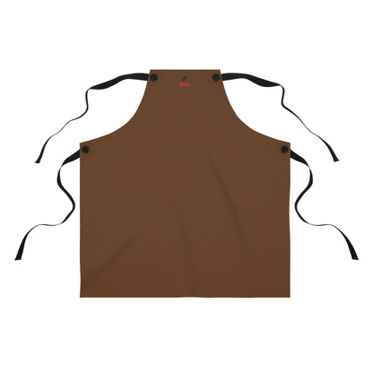 Matiby Brown Apron (AOP)