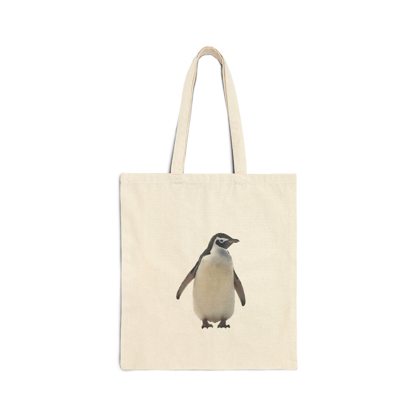 Penguin Cotton Canvas Tote Bag