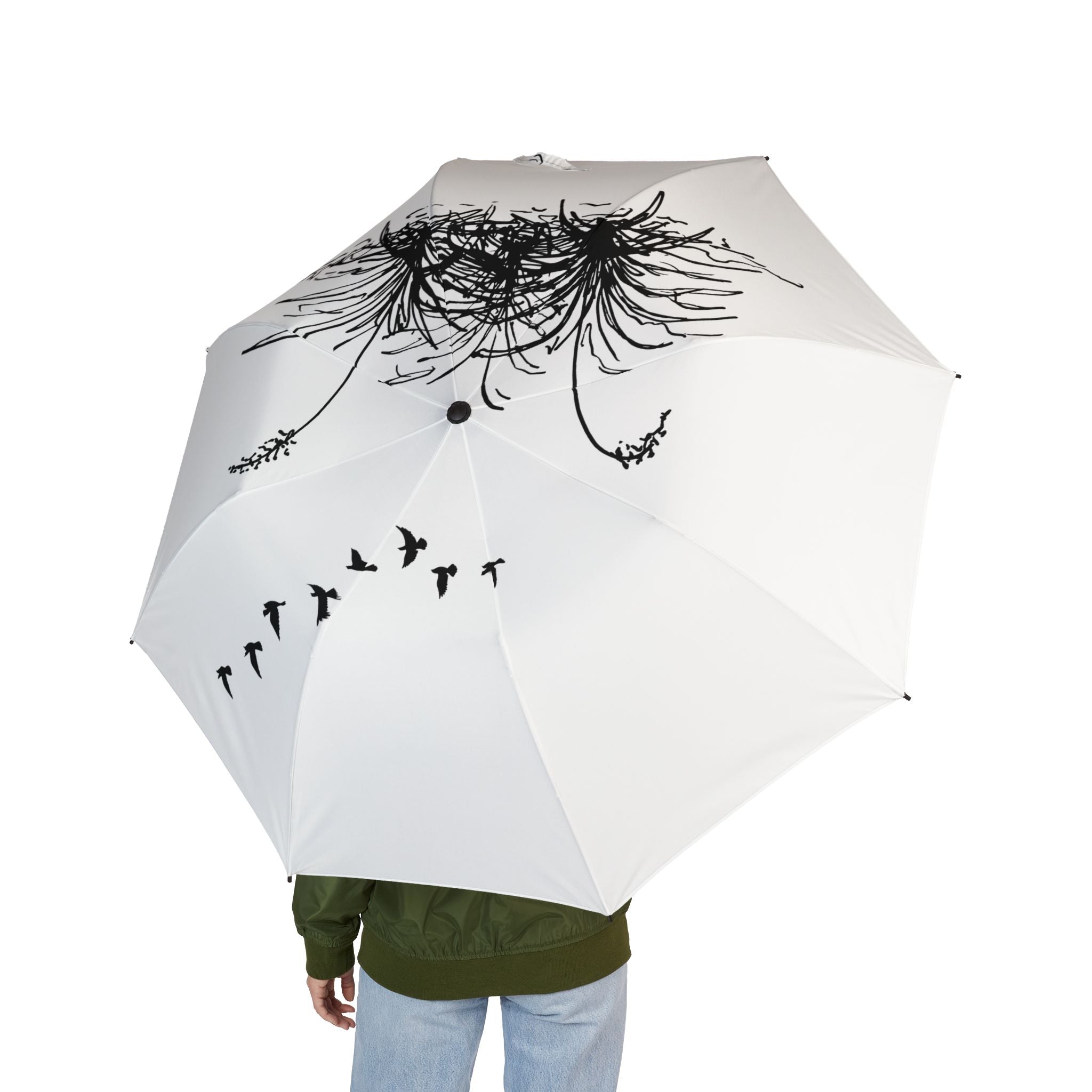 Tranquil Nature #2 Scenery Semi-Automatic Foldable Umbrella | Scenic Retreats, Landscape Art