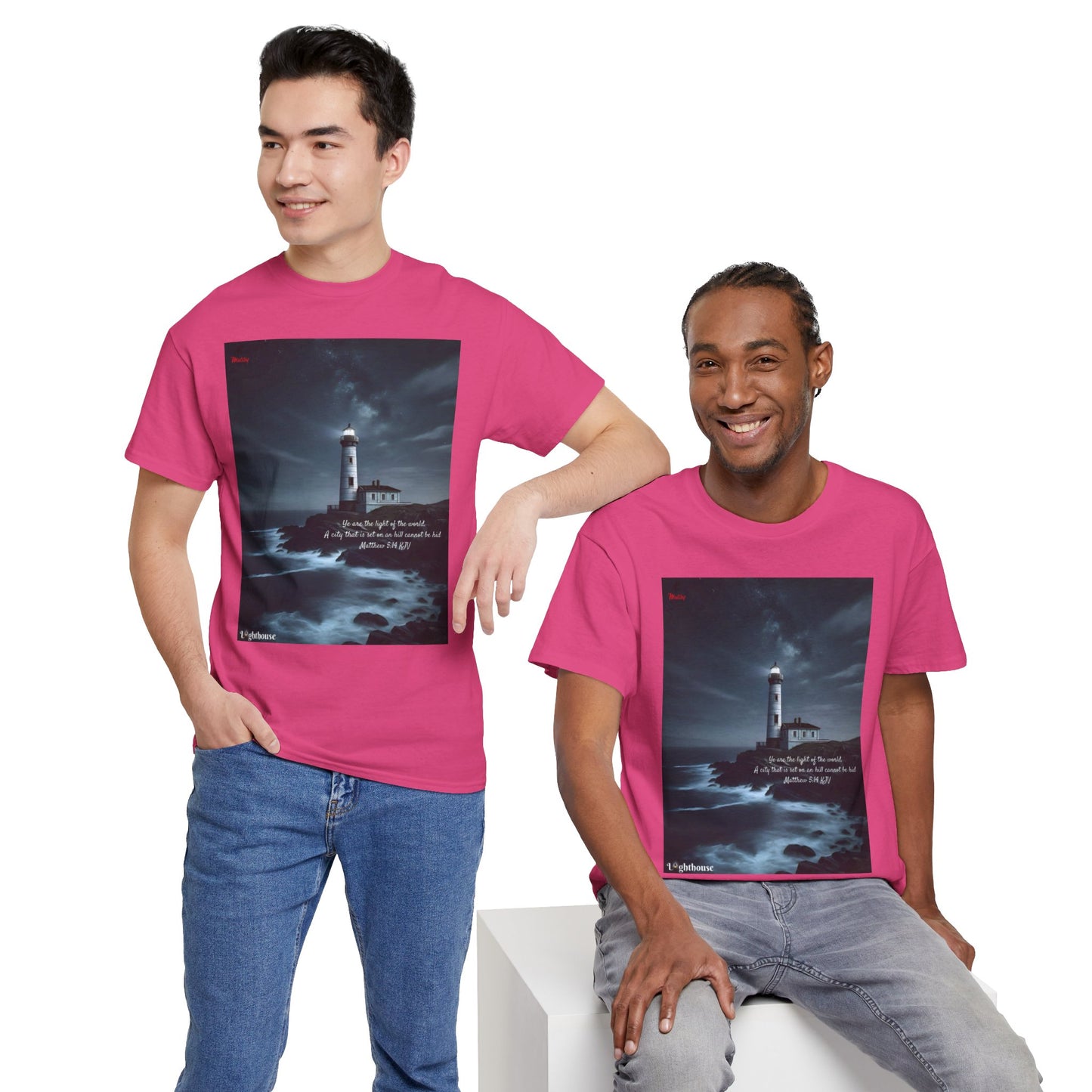 Lighthouse Unisex Heavy Cotton Tee