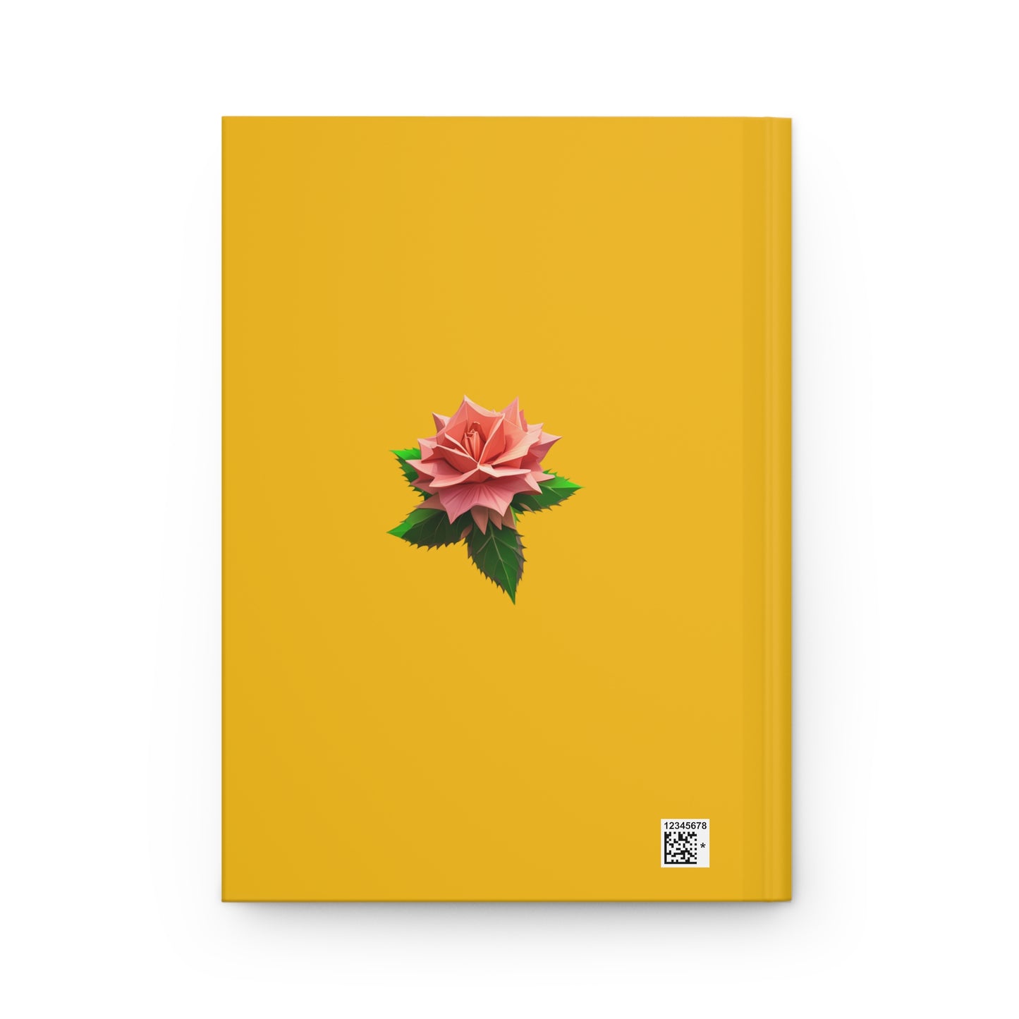 Rose Hardcover Journal Matte Yellow