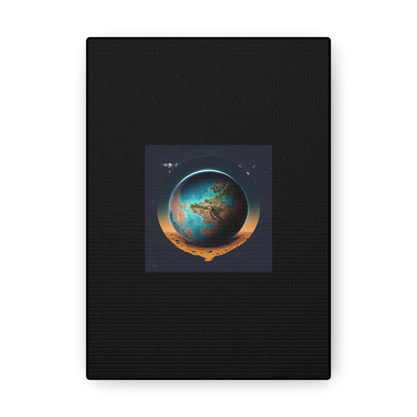 Matiby Worlds Black Canvas Gallery Wraps