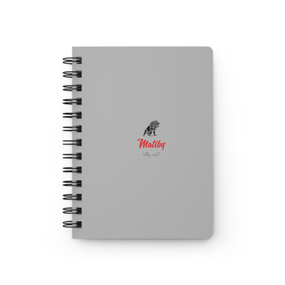 Matiby Spiral Bound Journal Light Grey