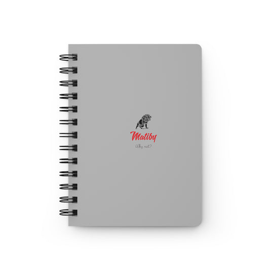 Matiby Spiral Bound Journal Light Grey