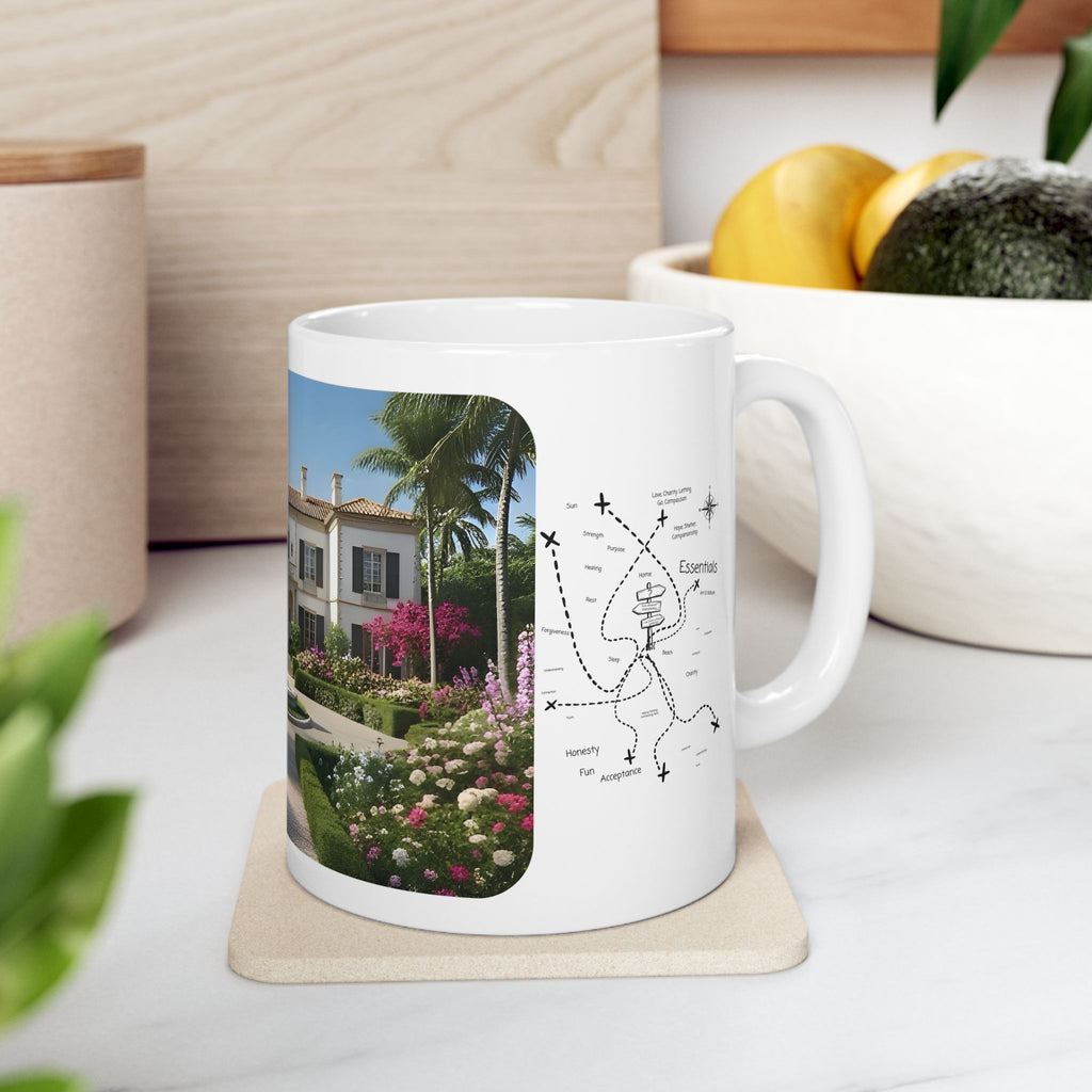 Cozy Architecture & Dreamy Landscapes #27 White Ceramic Mug – Homes Home Sweet Home Cup (11oz/15oz)