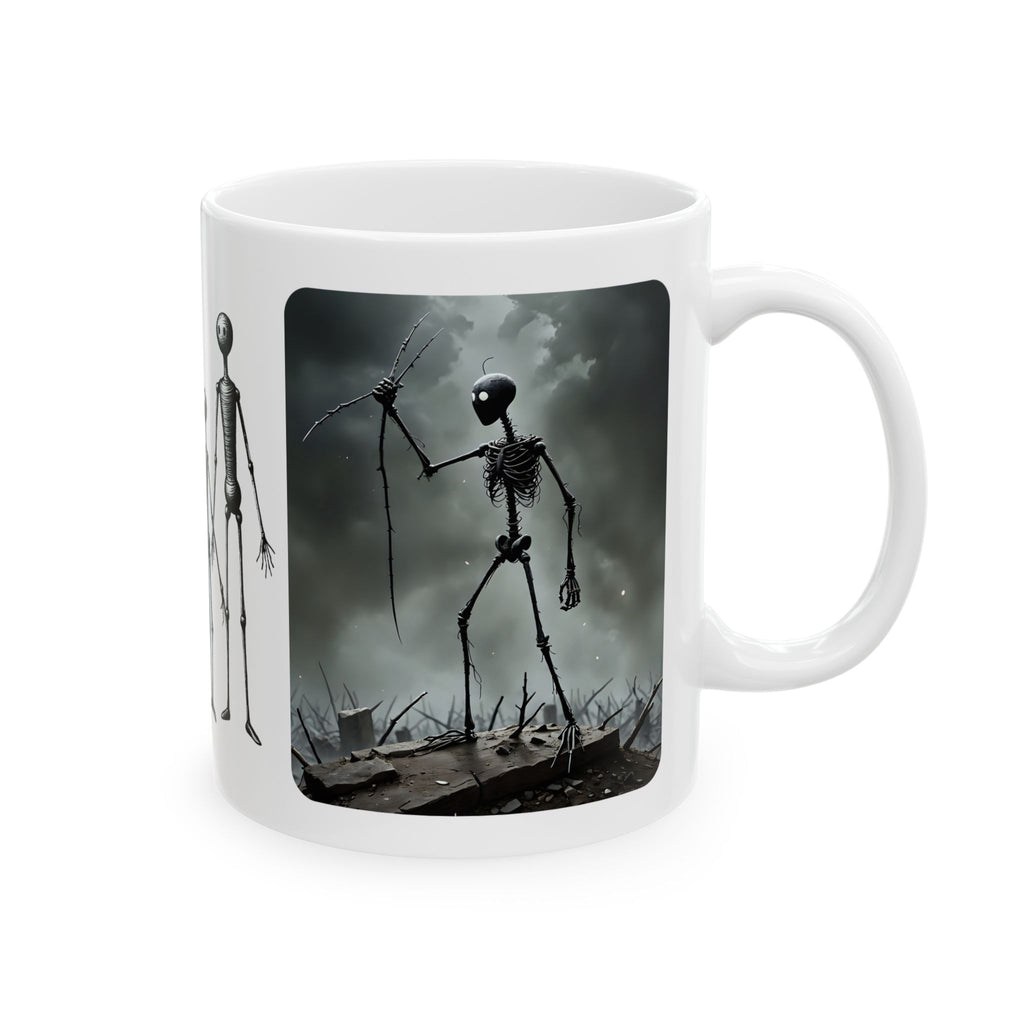 The Stick-To-It Species #10 White Ceramic Mug – Anatomy of Optimism Cup 11oz/15oz