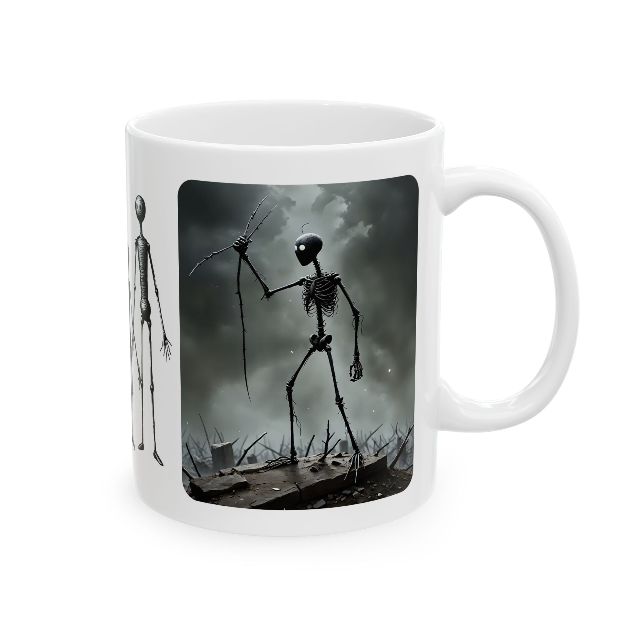 The Stick-To-It Species #10 White Ceramic Mug – Anatomy of Optimism Cup 11oz/15oz
