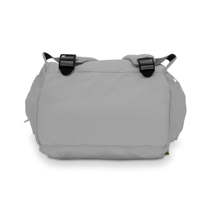 Multifunctional Diaper Backpack Light Grey