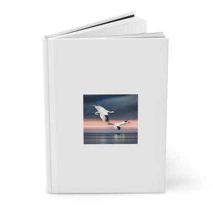 Bird Hardcover Journal Matte White