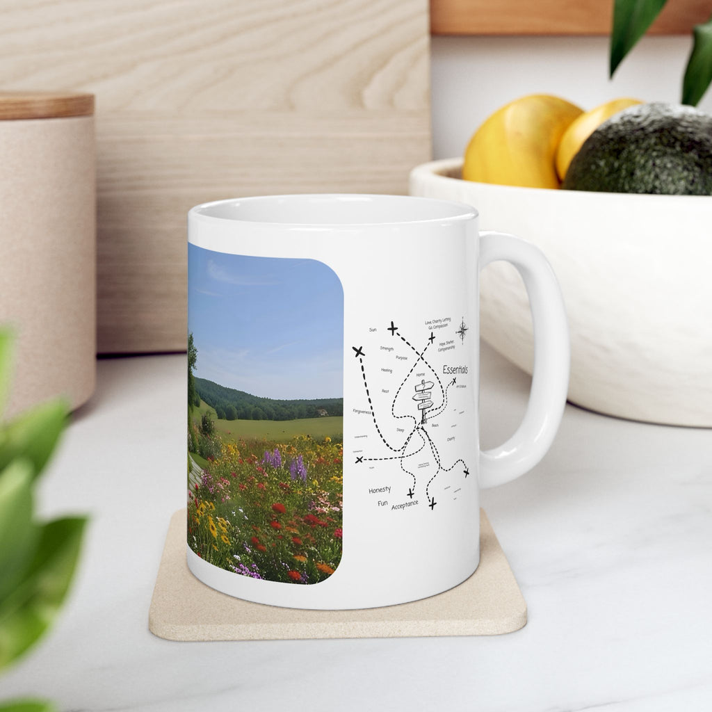 Cozy Architecture & Dreamy Landscapes #9 White Ceramic Mug – Homes Home Sweet Home Cup (11oz/15oz)
