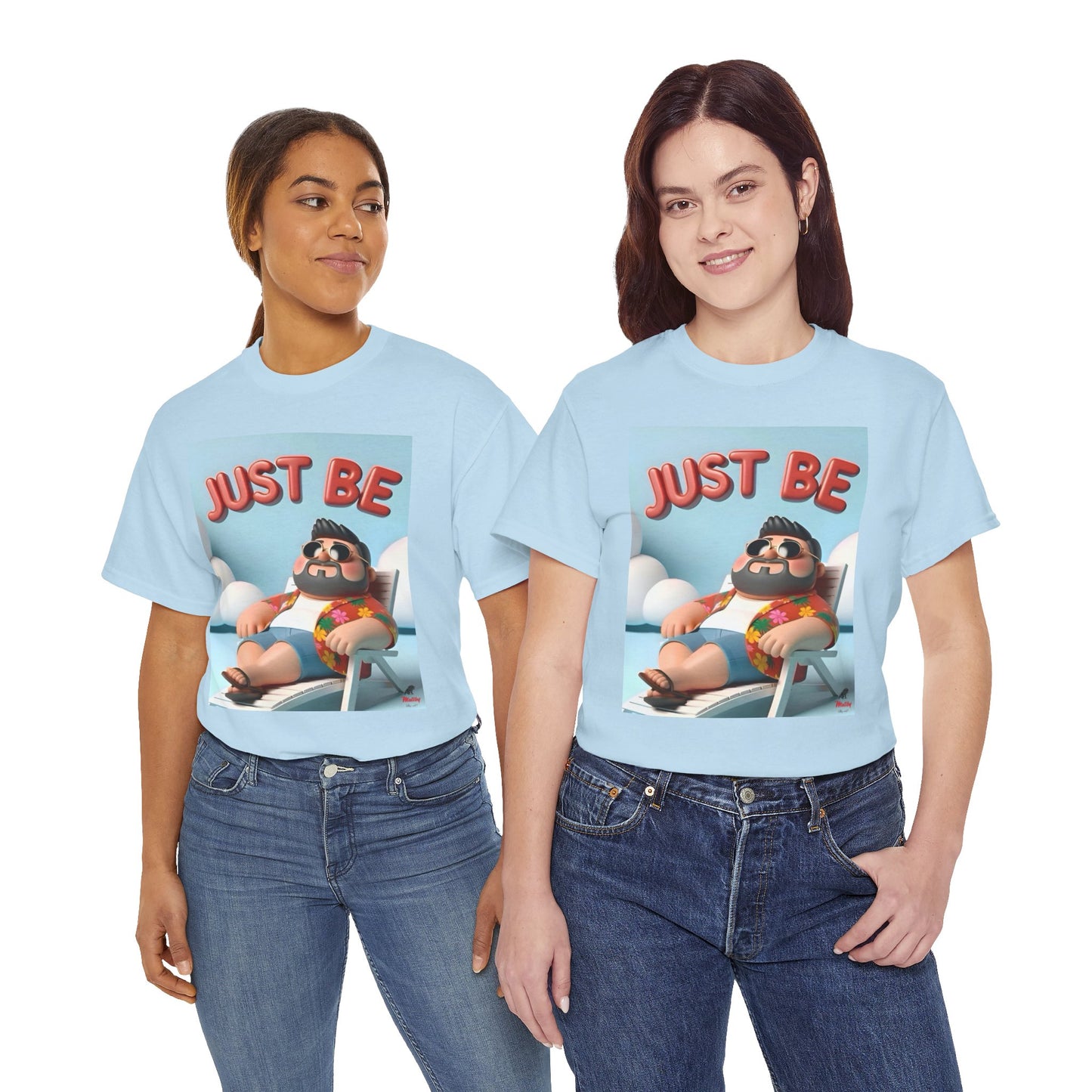 Just Be Unisex Heavy Cotton Tee