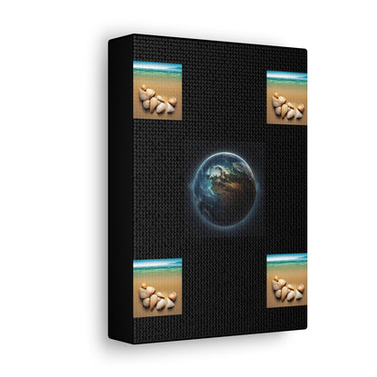 Matiby Worlds Black Canvas Gallery Wraps