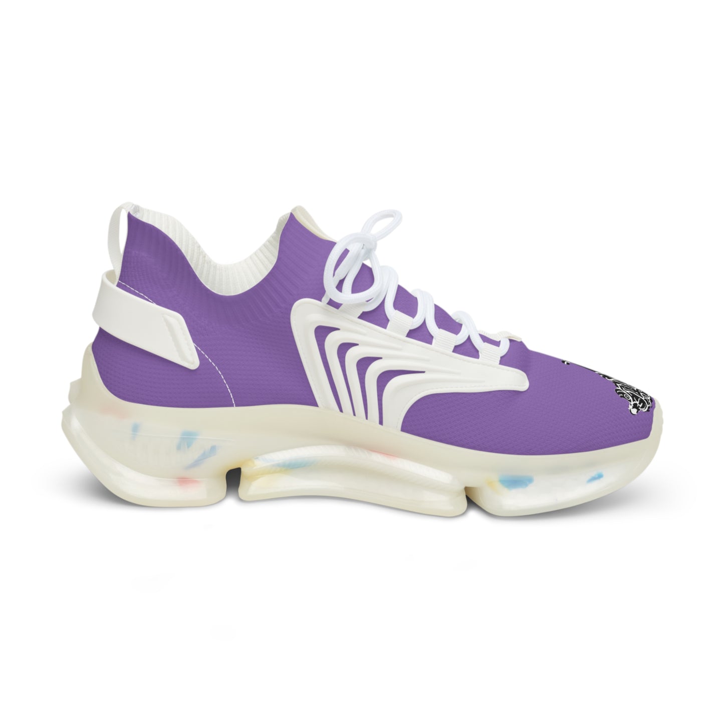 Men's Light Purple Mesh Sneakers