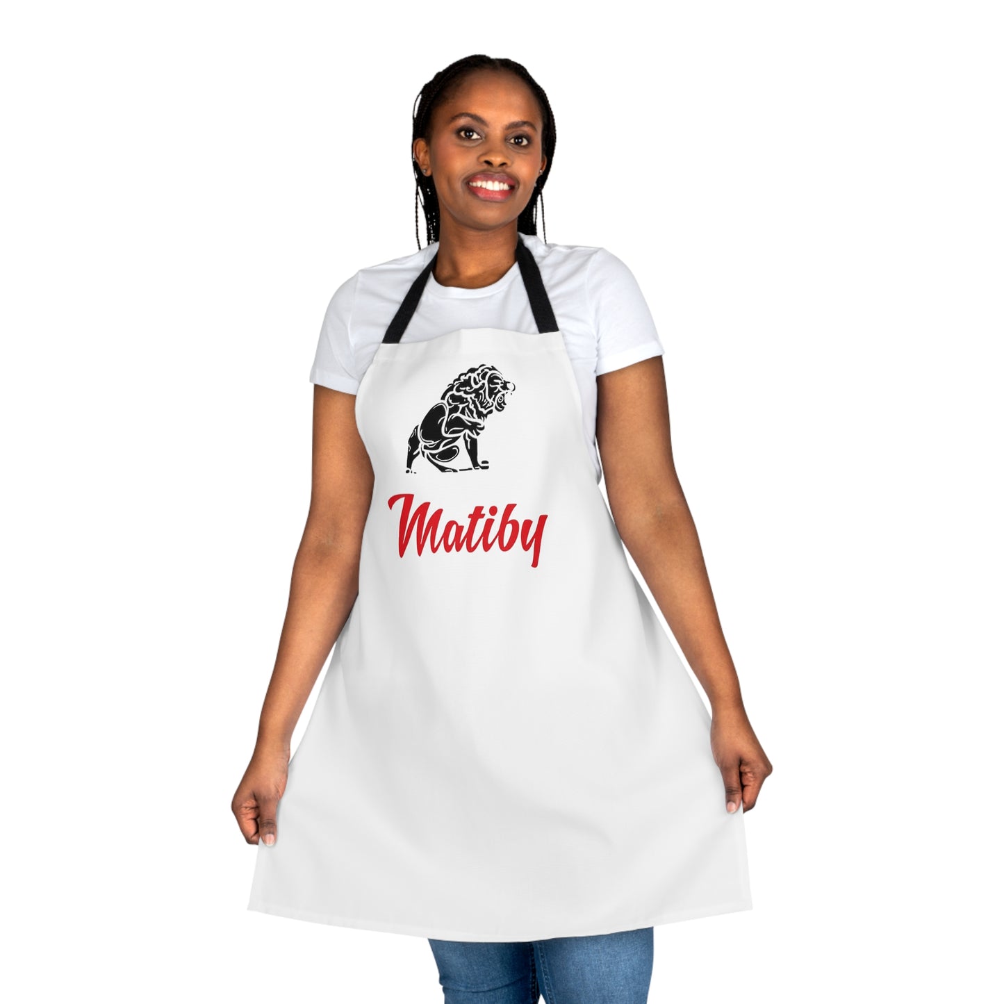 Matiby White Apron (AOP)