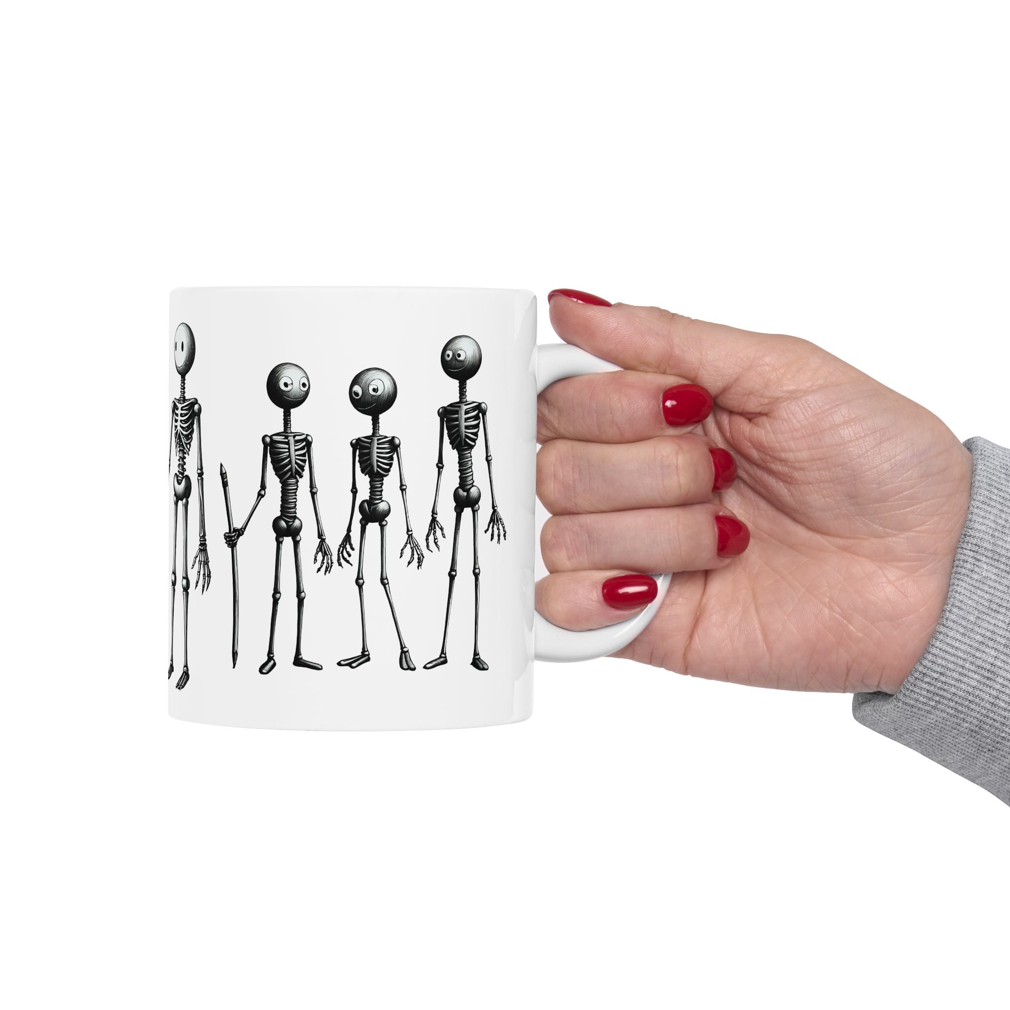 The Stick-To-It Species #13 White Ceramic Mug – Anatomy of Optimism Cup 11oz/15oz