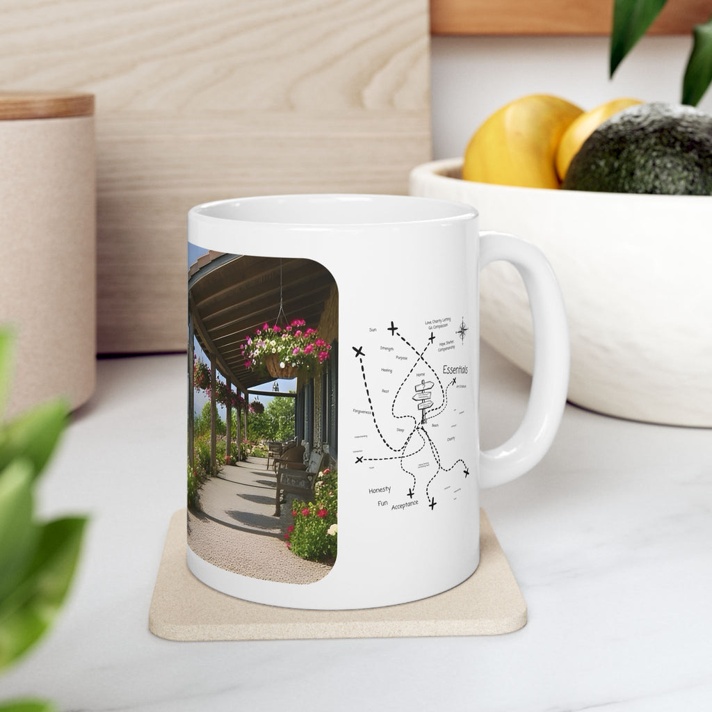 Cozy Architecture & Dreamy Landscapes #21 White Ceramic Mug – Homes Home Sweet Home Cup (11oz/15oz)