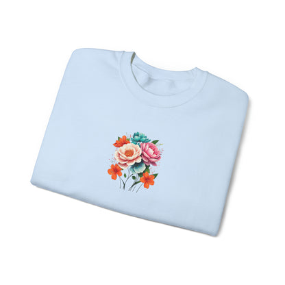 Matiby Flower Unisex Heavy Blend™ Crewneck Sweatshirt