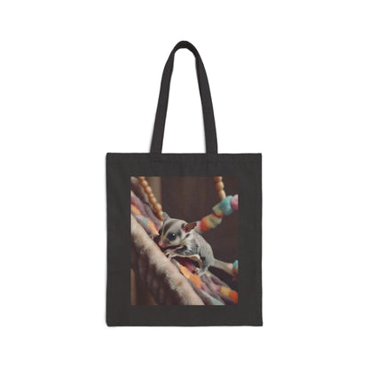 Sugar Glider Cotton Canvas Tote Bag