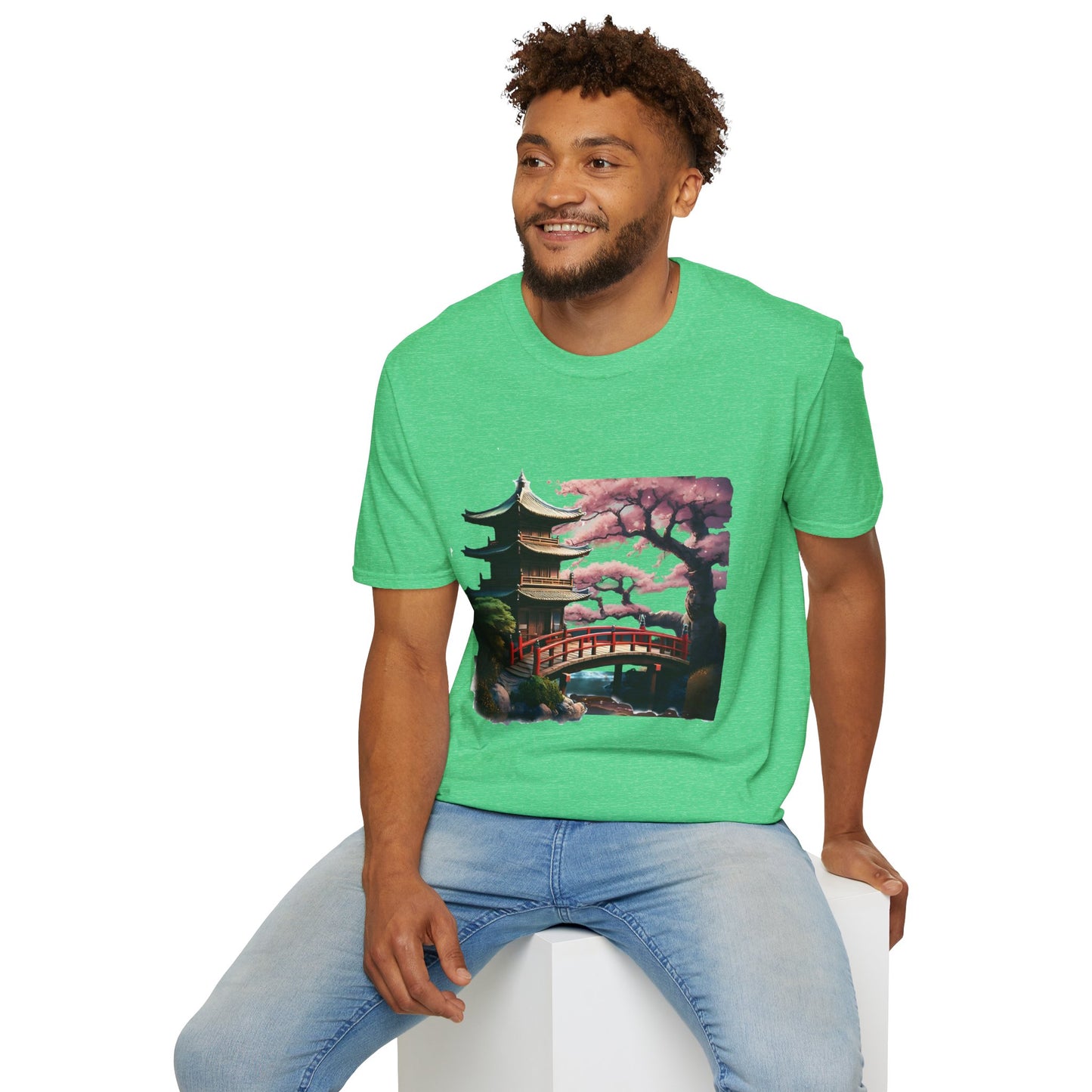 Japanese Landscape Unisex Softstyle T-Shirt