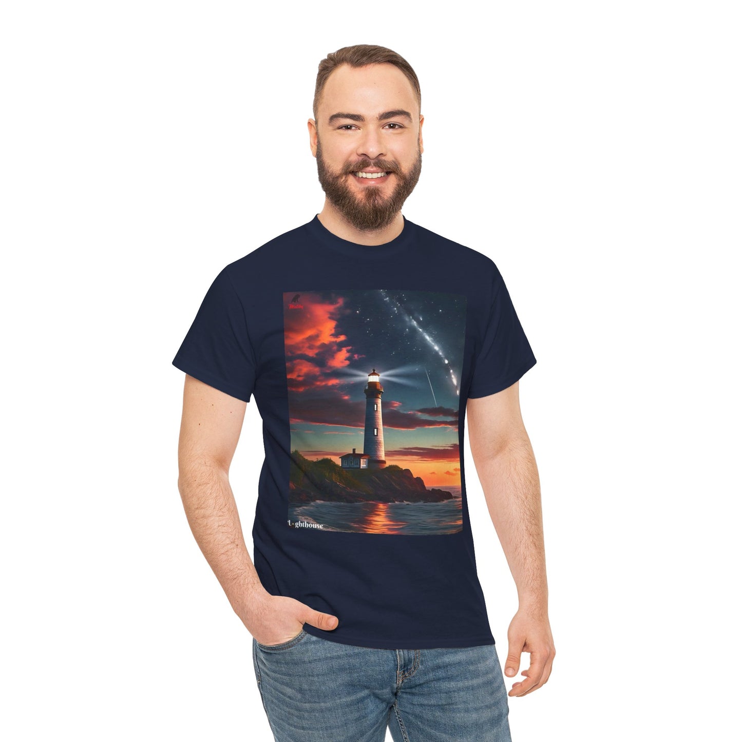 Lighthouse Unisex Heavy Cotton Tee