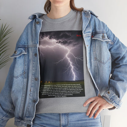 Lightning Style Fear of the Lord Unisex Heavy Cotton Tee