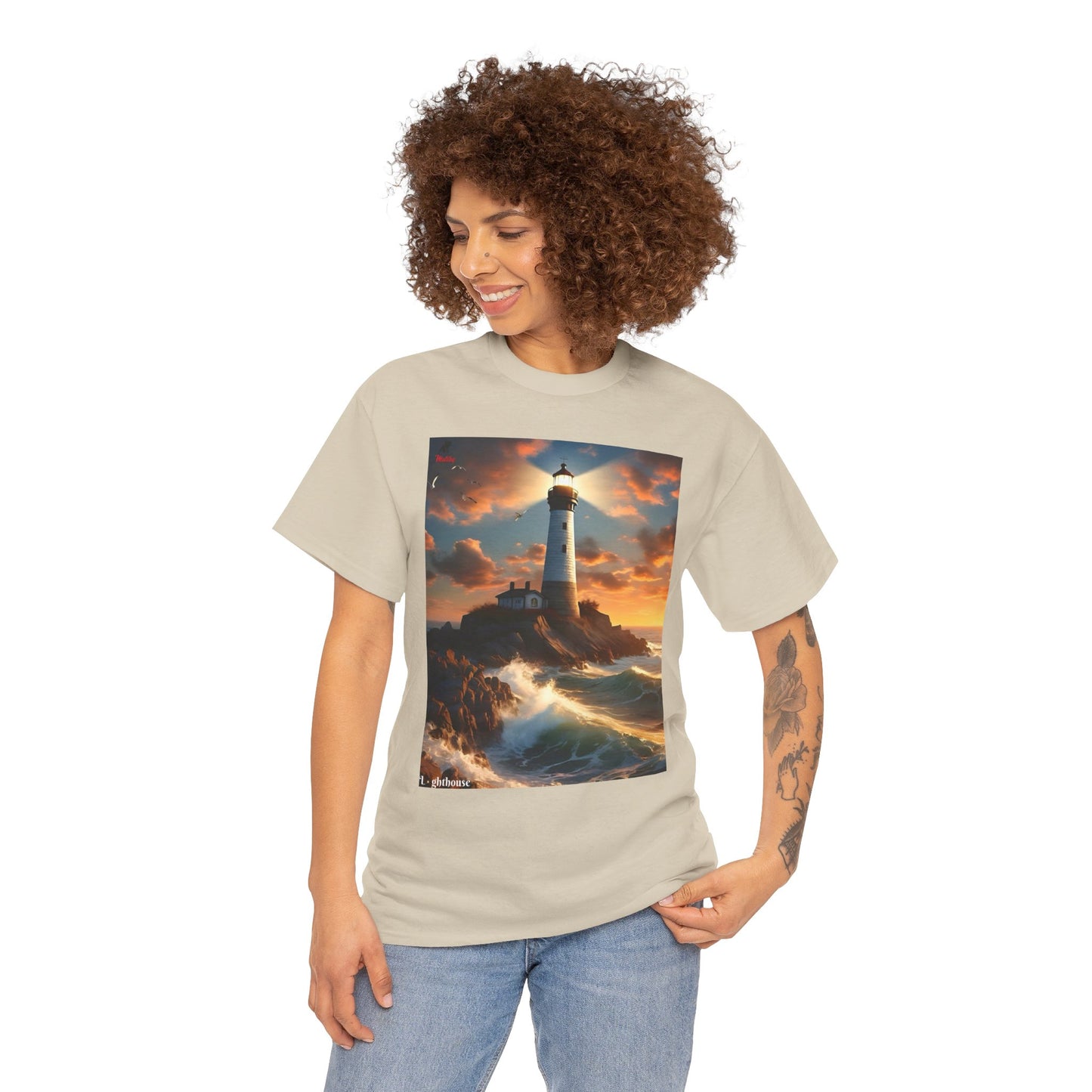 Lighthouse Unisex Heavy Cotton Tee