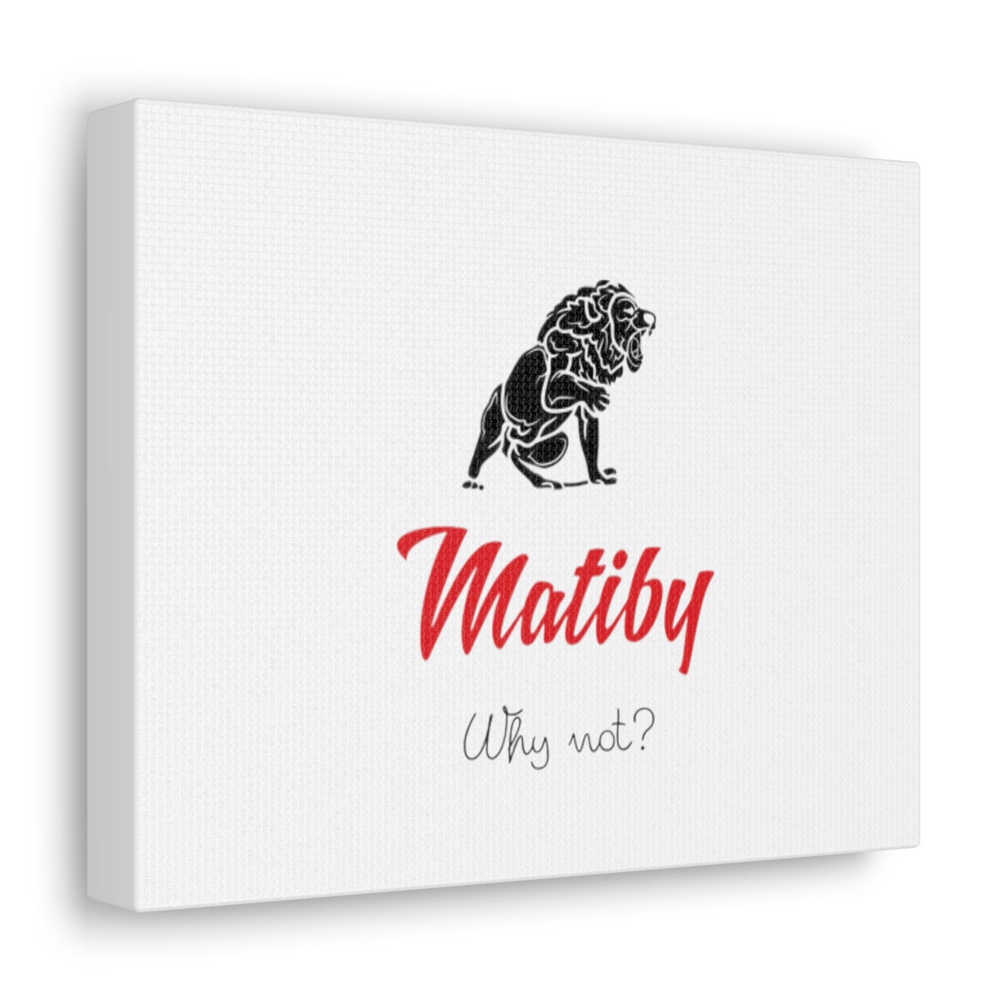 Matiby White Canvas Gallery Wraps