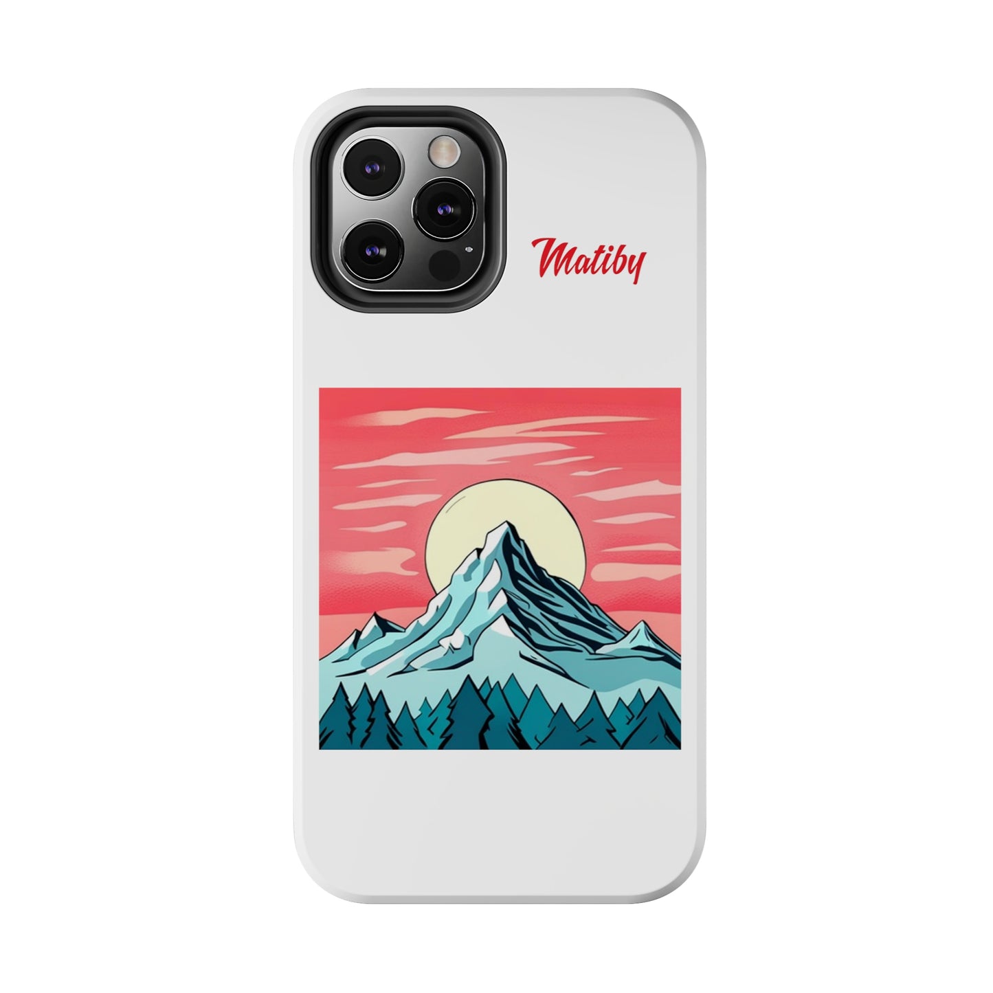 Sunset Mountain Tough Phone Cases