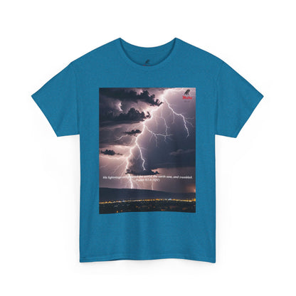 Lightning Style Earth Trembled Unisex Heavy Cotton Tee