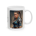 Gentle Woman of Valor #16 White Ceramic Mug - Fearfully & Wonderfully Made Tribute Cup (11oz/15oz)