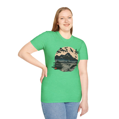 Japanese Landscape Unisex Softstyle T-Shirt