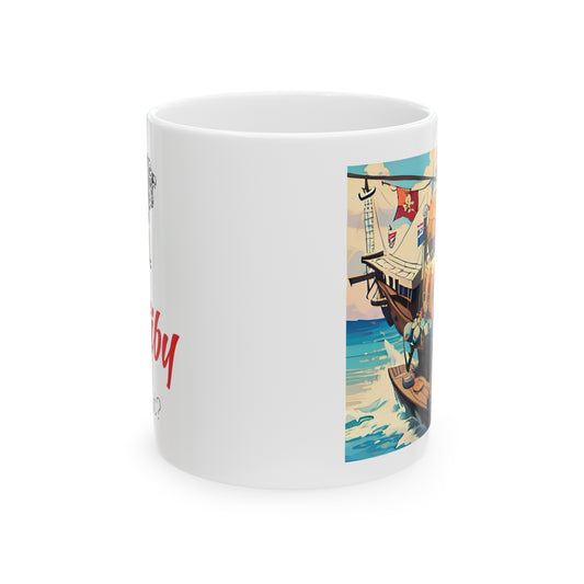 Matiby Artzy Ceramic Mug, 11oz