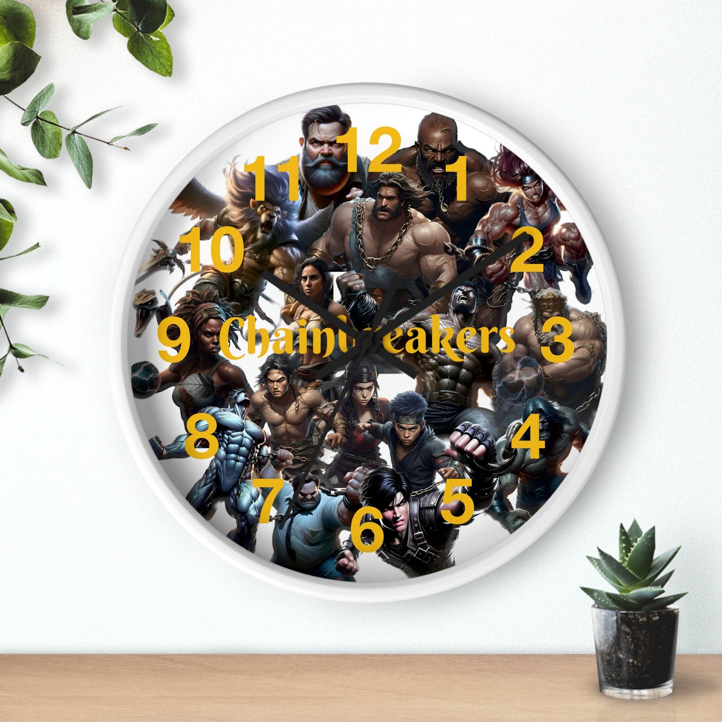 The Chainbreakers Wall Clock