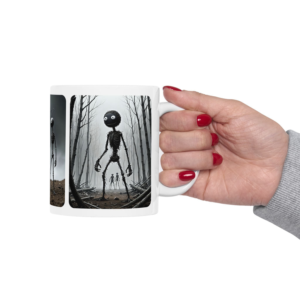The Stick-To-It Species #1 White Ceramic Mug – Anatomy of Optimism Cup 11oz/15oz