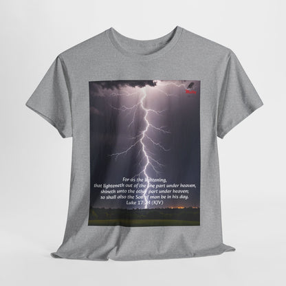 Lightning Style Son of man Unisex Heavy Cotton Tee