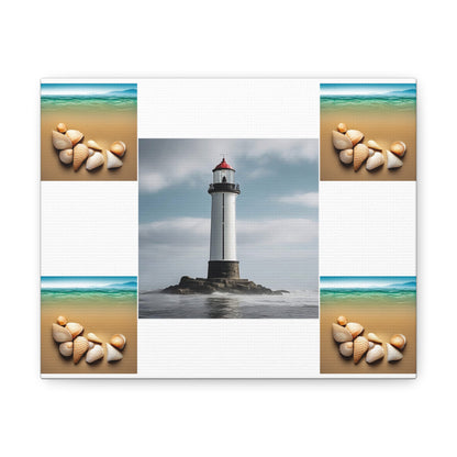 Lighthouse White Canvas Gallery Wraps