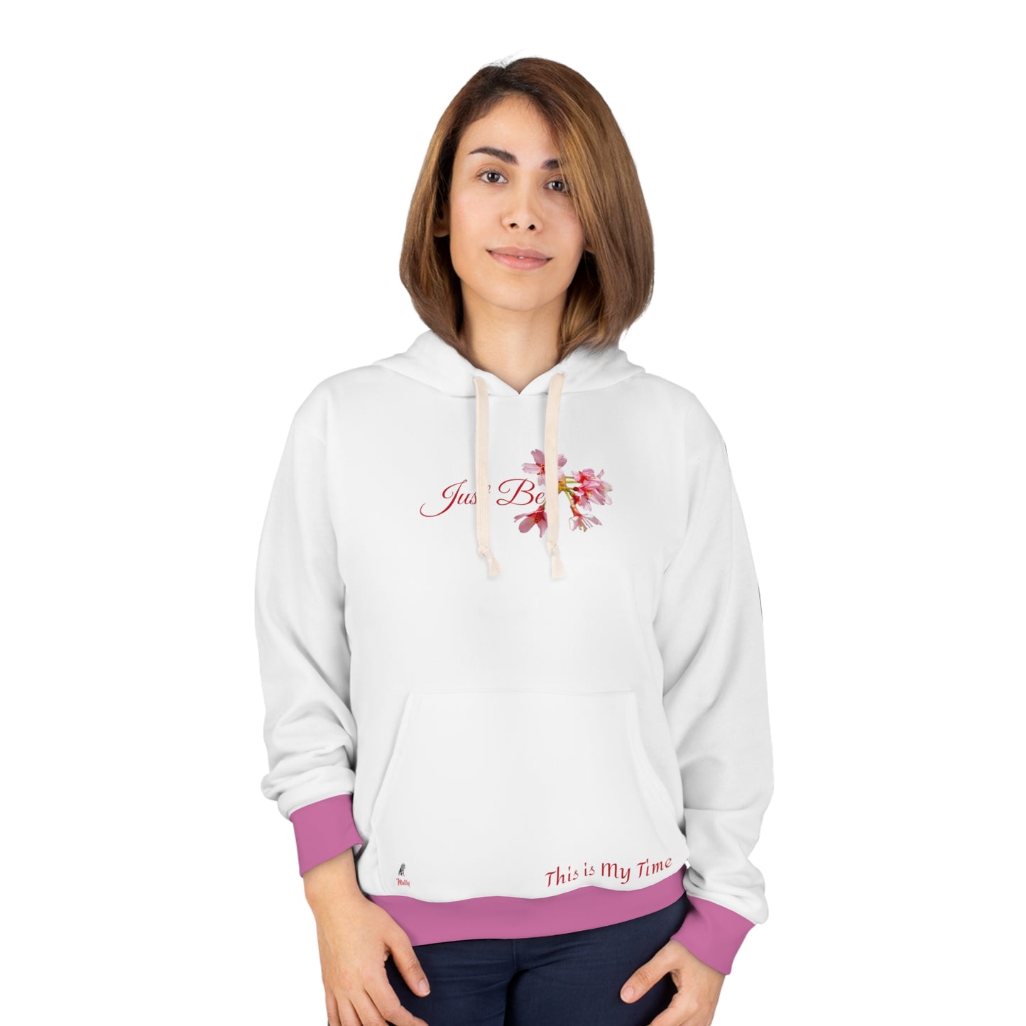 Matiby Just Be Floral Unisex Pullover Hoodie (AOP)