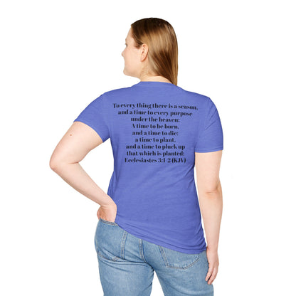 Bible Speaks Ecclesiastes 1:1-2 Unisex Softstyle T-Shirt