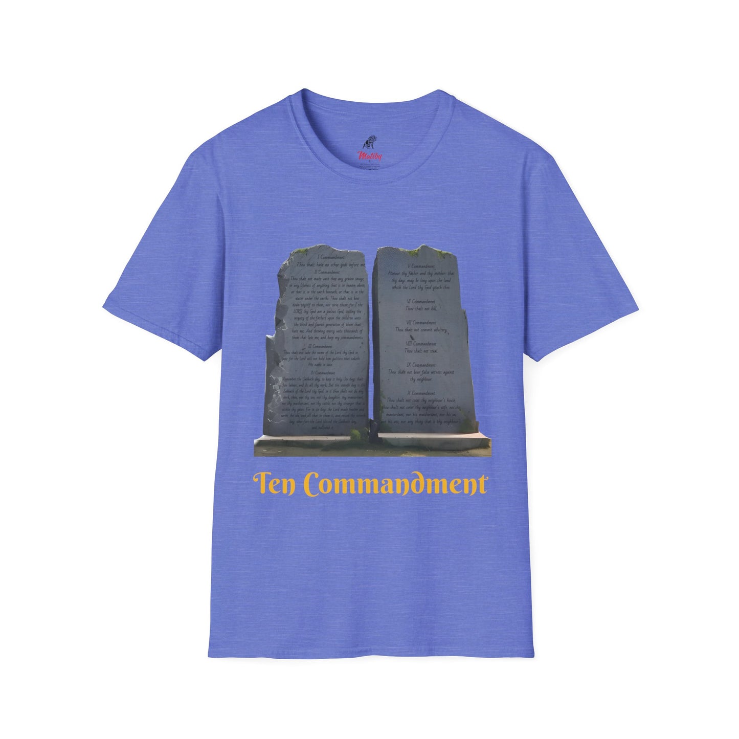 Bible Speaks Ten Commandments Unisex Softstyle T-Shirt