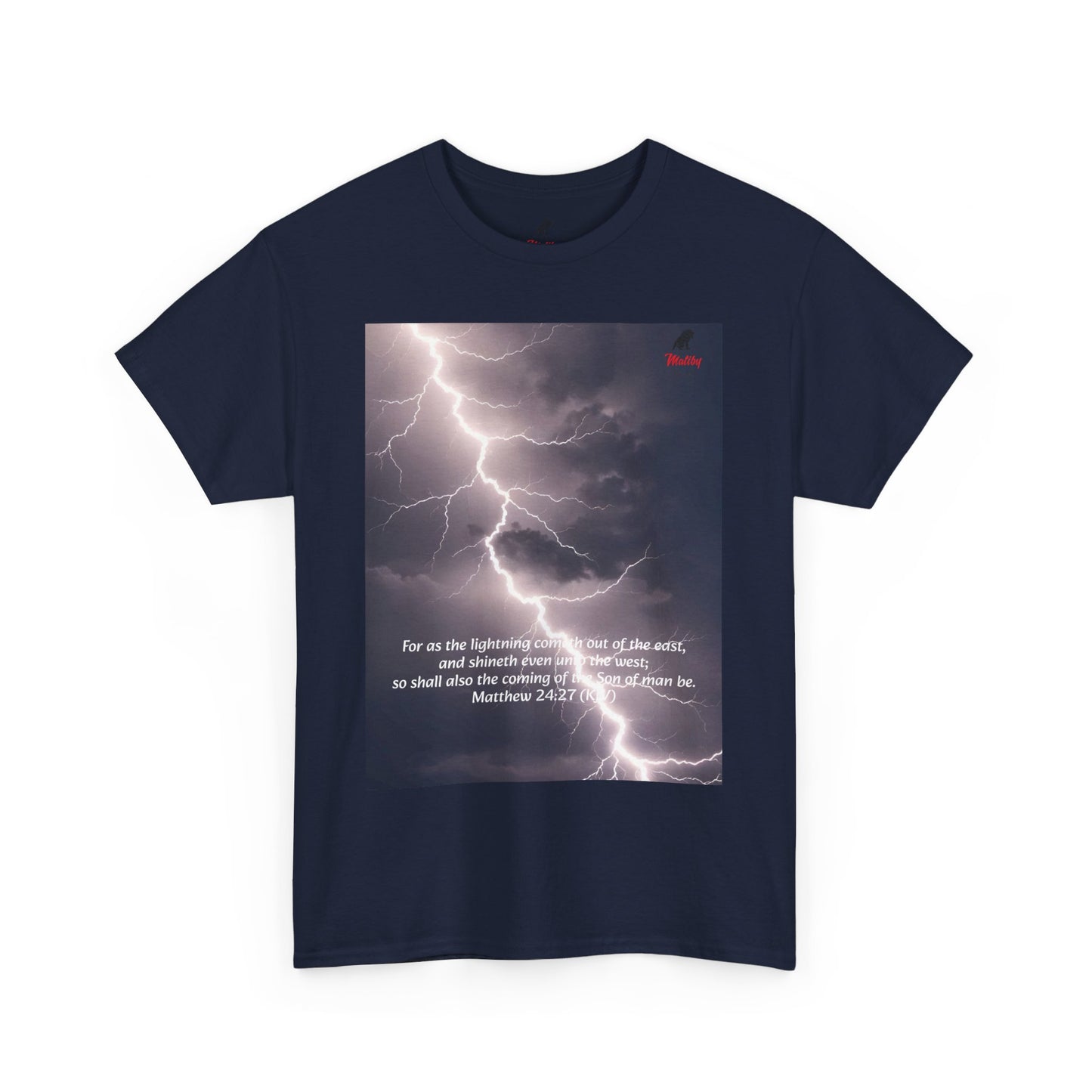 Lightning Style East West Unisex Heavy Cotton Tee