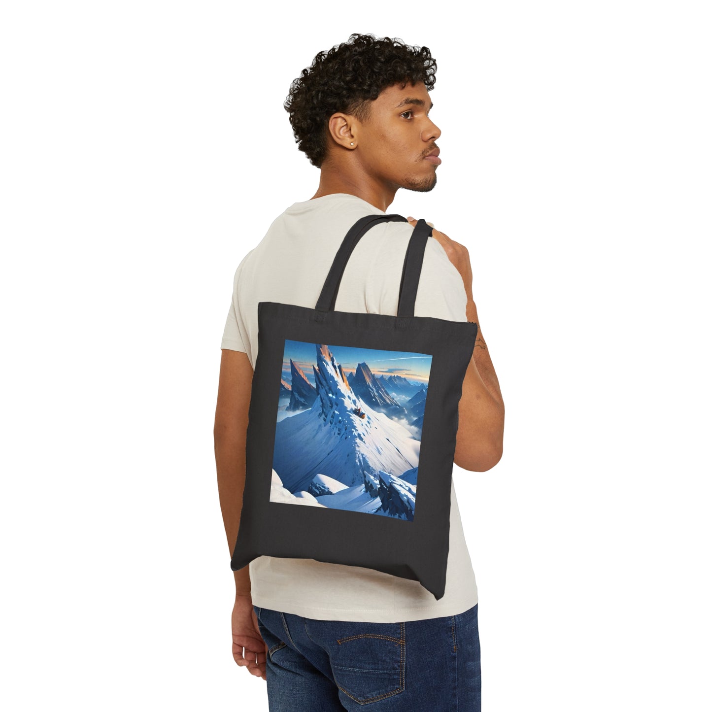 Alps Cotton Canvas Tote Bag