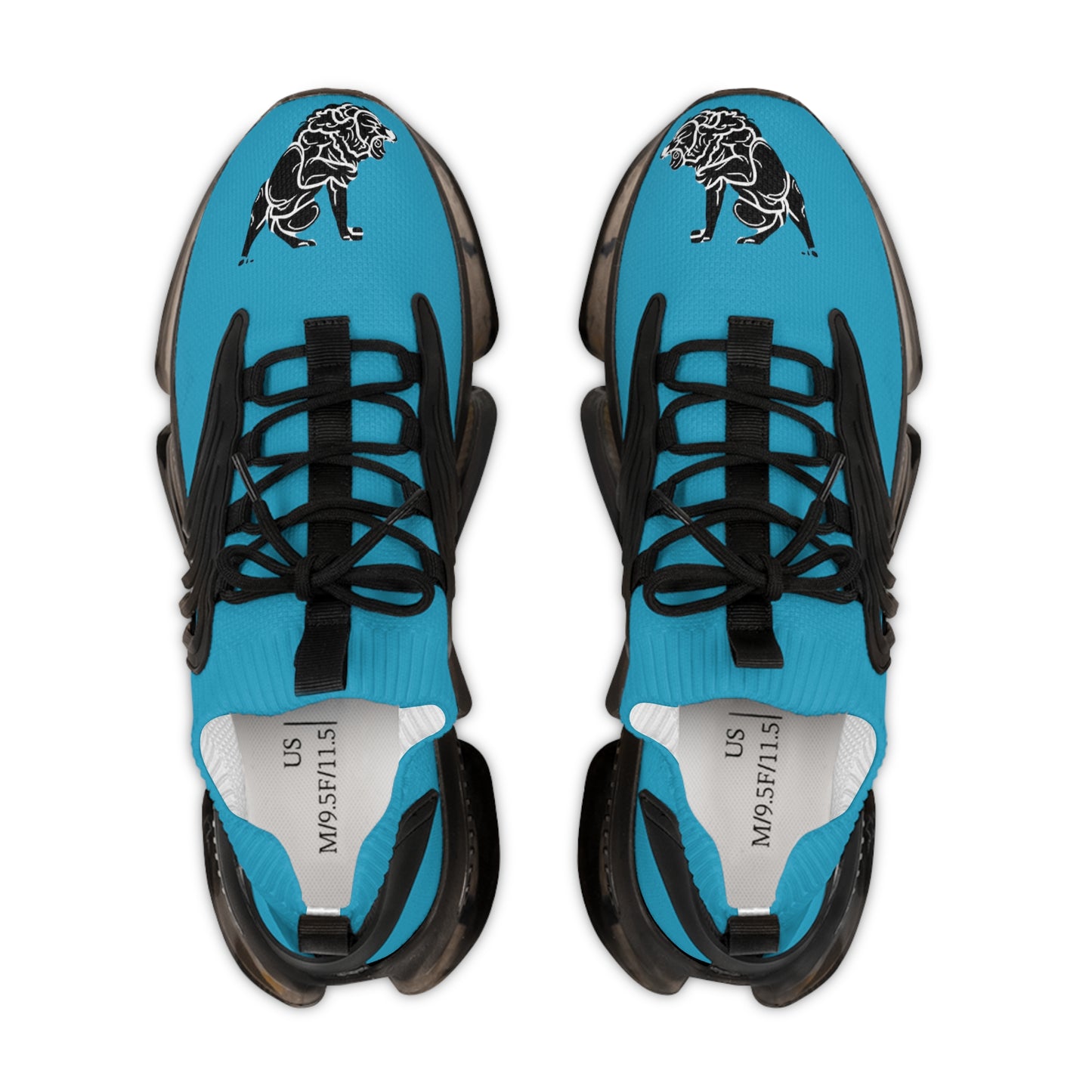 Men's Turquoise Mesh Sneakers