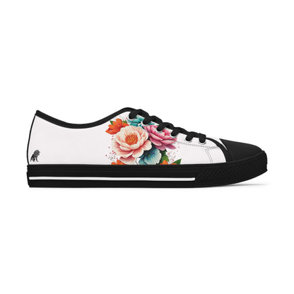 Matiby Flower Women's White Low Top Sneakers