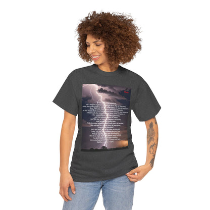 Lightning Style He is Risen Unisex Heavy Cotton Tee