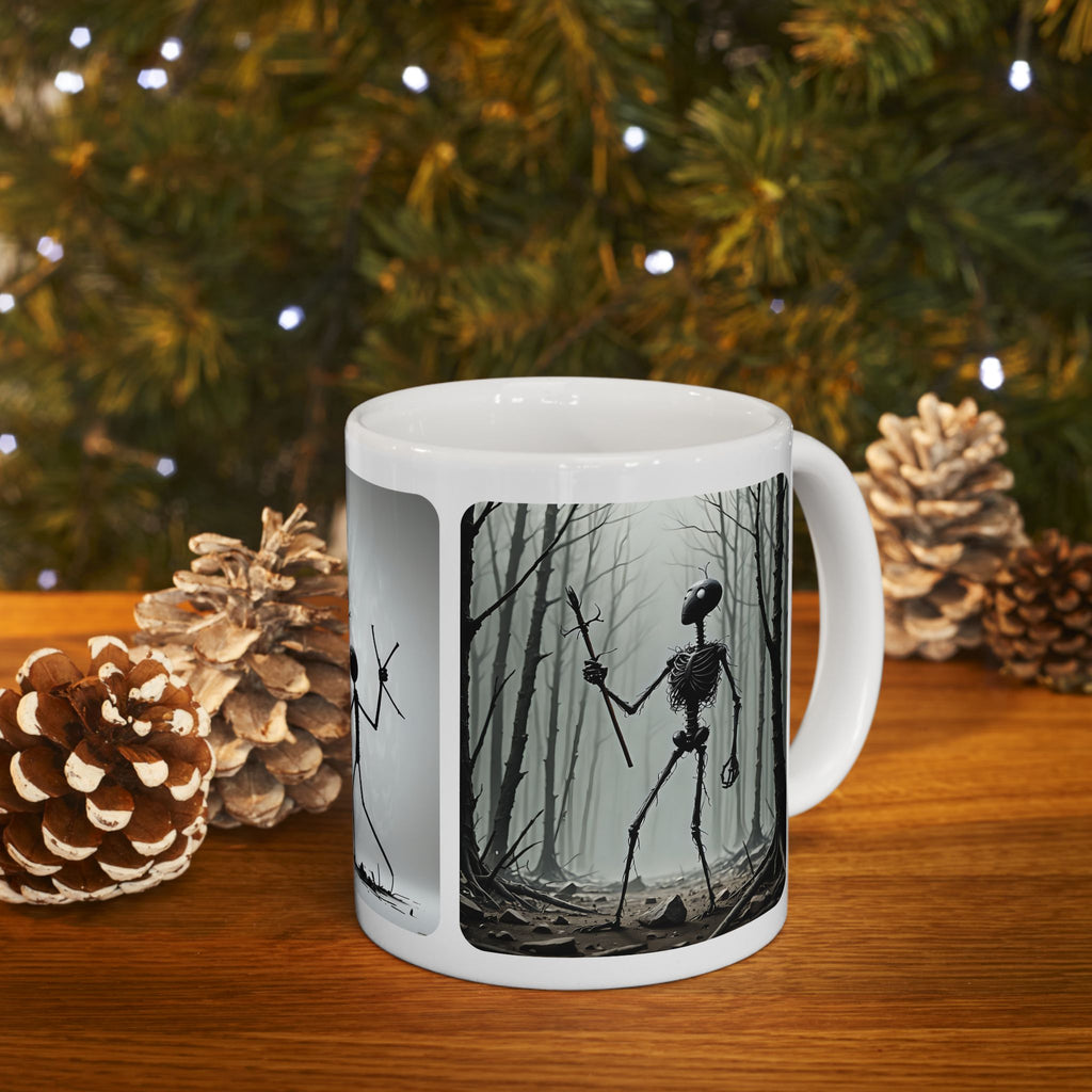 The Stick-To-It Species #9 White Ceramic Mug – Anatomy of Optimism Cup 11oz/15oz
