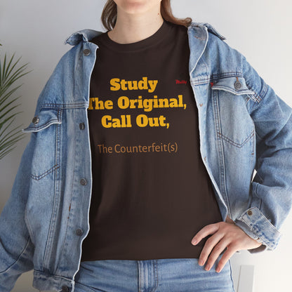 Study The Original Unisex Heavy Cotton Tee