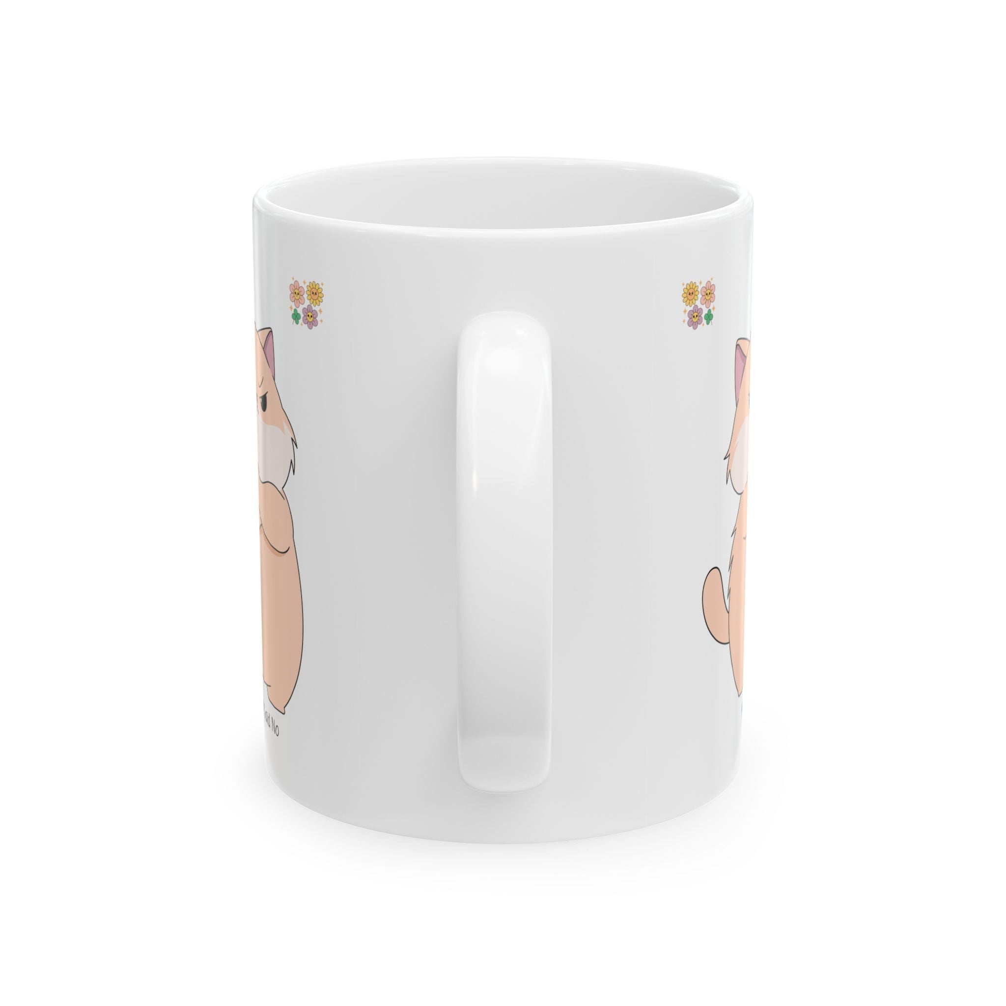 My Cat Said No White Ceramic Mug – Lovable Sassy Grumpy Cat Tea Cup (11oz & 15oz)