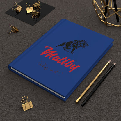 Matiby Hardcover Journal Matte Dark Blue